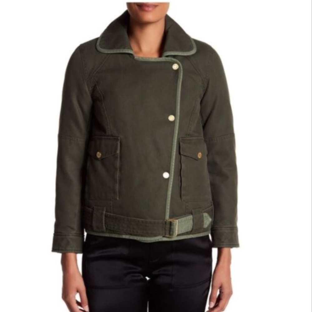Zadig & Voltaire Kawa Padded Moto Jacket - Picture 3 of 16